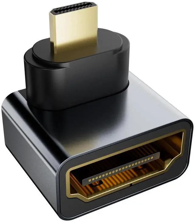 Main image of 270° Right Angle Micro HDMI Adapter 8K@60Hz 4K@120Hz Low-Profile Male to Female Connector for Camera Camcorder Tablet Monitor