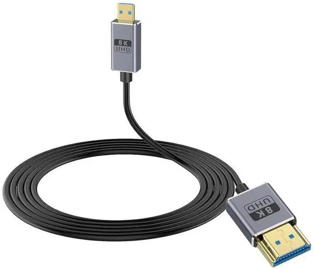 Main image of 8K Micro HDMI to HDMI Cable 4FT/1.2M, 48Gbps HDMI 2.1 Male to Male Cord, 8K@60Hz 4K@240Hz HDR for Cameras, DSLRs, Camcorders, Portable Screens, Monitors