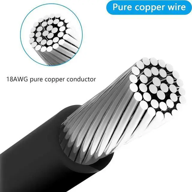 Alt view image 2 of 7 - 8-Pin Extension Cord PCIE 8 Pin Female to Right Angle Male PCIE Express Power Adapter Cable for Graphics Card 18AWG 15CM/5.9Inch (Right)