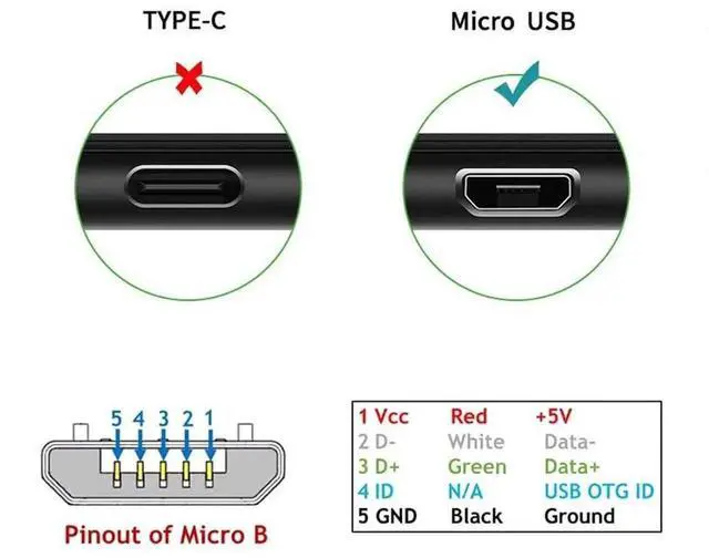 Alt view image 7 of 7 - 90 Degree Left Angled Micro USB 2.0 Cable, 5Pin Left Angle Micro USB to USB A Charging & Data Sync Cord, 480Mbps High Speed, 10cm Short Cable for Phone, Tablet, Camera, Desktop Computer