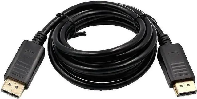Alt view image 2 of 5 - 3.3ft DisplayPort to DisplayPort Cable, Male to Male DP High-Definition Cord, 4K Ultra HD Video Transmission Cable for Computer, Monitor, Graphics Card, PC and Gaming Display