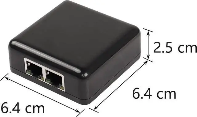 Alt view image 5 of 7 - Gigabit RJ45 Ethernet Splitter Adapter, 1000Mbps 1 to 2 Port LAN Network Extension Connector, Dual Devices Simultaneous Internet Sharing RJ45 Splitter for Home & Office