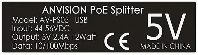 Alt view image 5 of 6 - 4Pack Active 5V 2.4A PoE Splitter Adapter, IEEE 802.3af 48V to 5V Micro USB PoE Converter for Raspberry Pi, IP Camera, Dropcam, Tablet and Universal 5V Devices