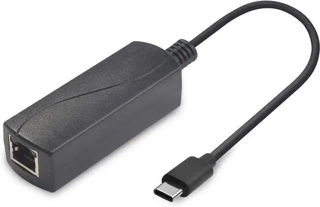Main image of PoE to USB-C Adapter Converter, IEEE 802.3af PoE to 5V/2A Type-C Output with 10/100Mbps Ethernet, Wired Network & Power Charging Combo for Phone Tablet, Plug and Play