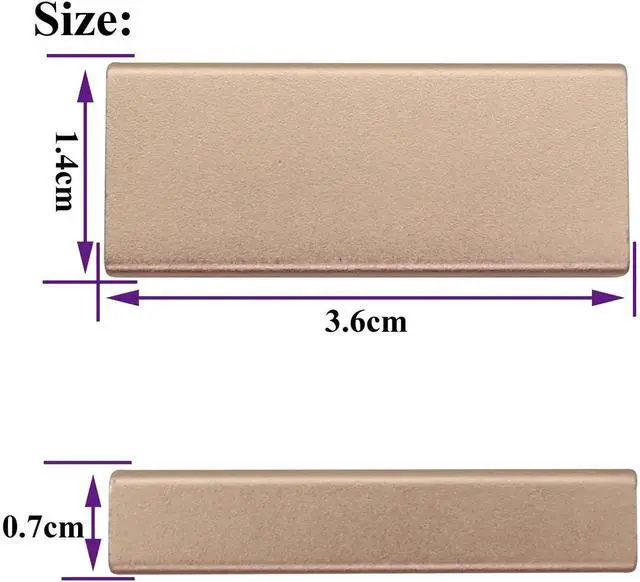 Alt view image 2 of 7 - USB 3.0 A Male to Type C Female Adapter, Champagne Gold 2 Pack, USB-A to USB-C Converter, Fast Charging & Data Sync Connector for PC, Laptop, Power Bank, Charger, USB-C Phone, U-Disk and Cables