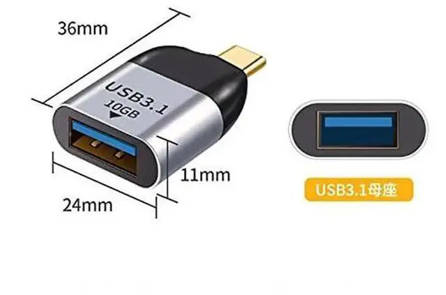 Alt view image 4 of 6 - USB-C Female to Mini DisplayPort Adapter, 4K@60Hz UHD Video Converter, Type C Female to Mini DP Sink Connector, Compatible with Laptop, Tablet, Phone for HDTV Monitor Display