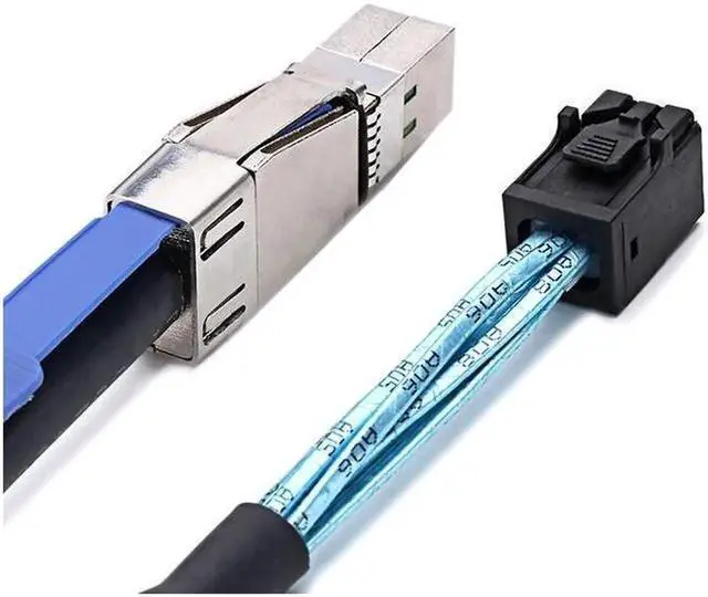 Alt view image 5 of 7 - Mini Sas 36Pin Sff 8643 To Sff 8644 mini-sas Server Hard Drive Transmission Adapter data Raid cable 6.6FT/2m