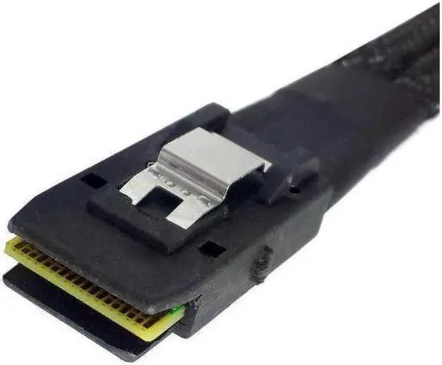 Alt view image 4 of 7 - 1M/3.3FT SFF-8087 to 4 SFF-8482 Breakout Cable, 36Pin Mini SAS Host to SAS SATA Hard Drive Internal Storage Cable