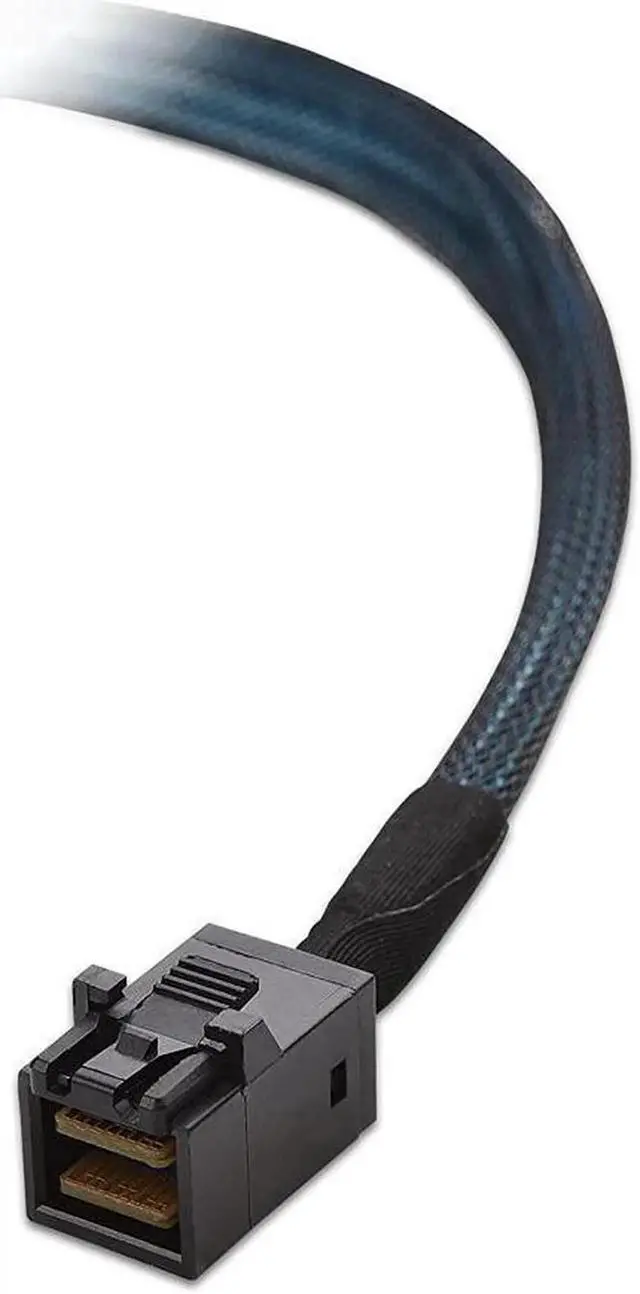 Alt view image 3 of 5 - 1M 3.3FT SFF-8643 Mini SAS HD to SATA Forward Breakout Cable, Internal 4-Port SATA Fan-Out Cord for Server RAID HDD SSD