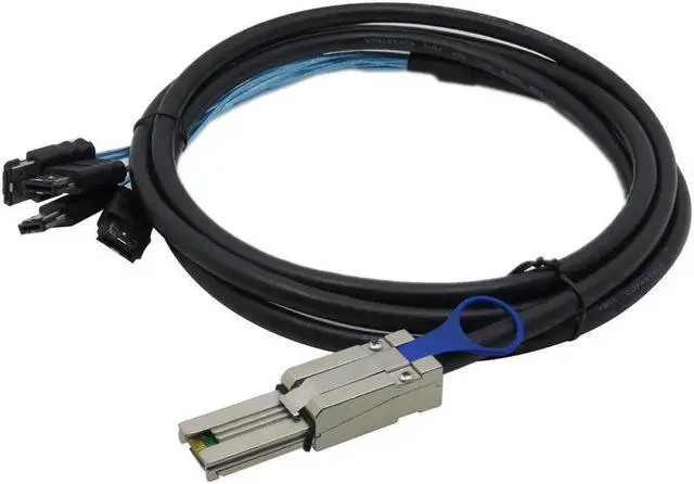 Alt view image 5 of 6 - 1m Mini SAS 26Pin SFF-8088 to 4 Port eSATA 7Pin Breakout Cable, High Speed External Storage Data Cable
