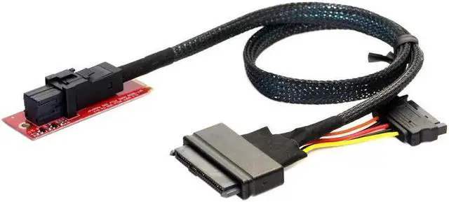 Alt view image 5 of 7 - U.2 SFF-8639 NVMe PCIe SSD Adapter & Cable Kit, High Speed U.2 Expansion Set Compatible with Intel SSD 750 Series