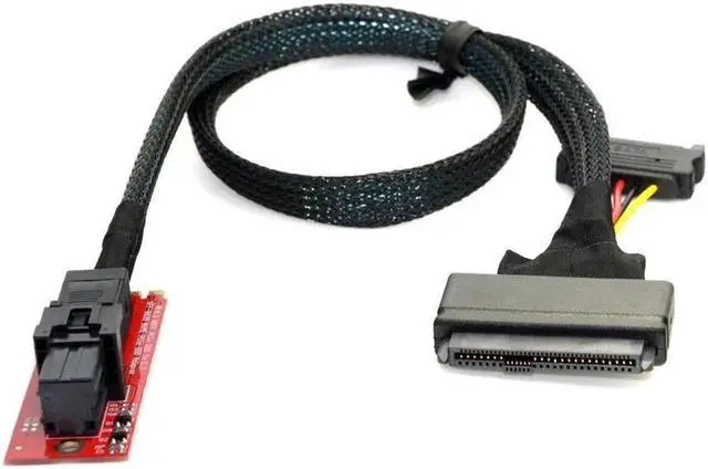 Alt view image 6 of 7 - U.2 SFF-8639 NVMe PCIe SSD Adapter & Cable Kit, High Speed U.2 Expansion Set Compatible with Intel SSD 750 Series