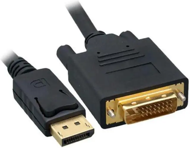 Alt view image 3 of 3 - 6FT DisplayPort to DVI Video Cable, DisplayPort Male to DVI Male High Speed Cord for Monitor Desktop Laptop