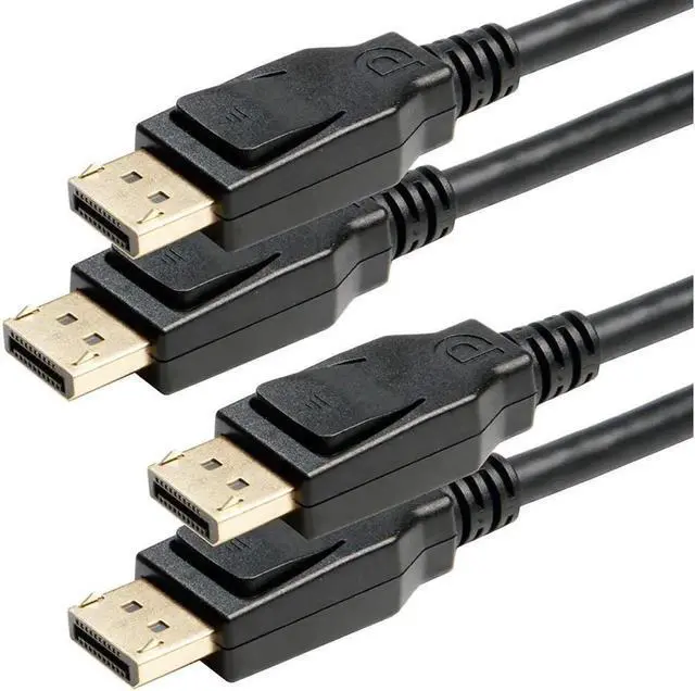 Main image of 2-Pack 8K DisplayPort 1.4 Cable 6FT, DP to DP High Speed Cord Support 8K@60Hz 4K@120Hz 1440P@144Hz 1080P@240Hz, HDR Enabled for Gaming Monitor PC Graphics Card Laptop