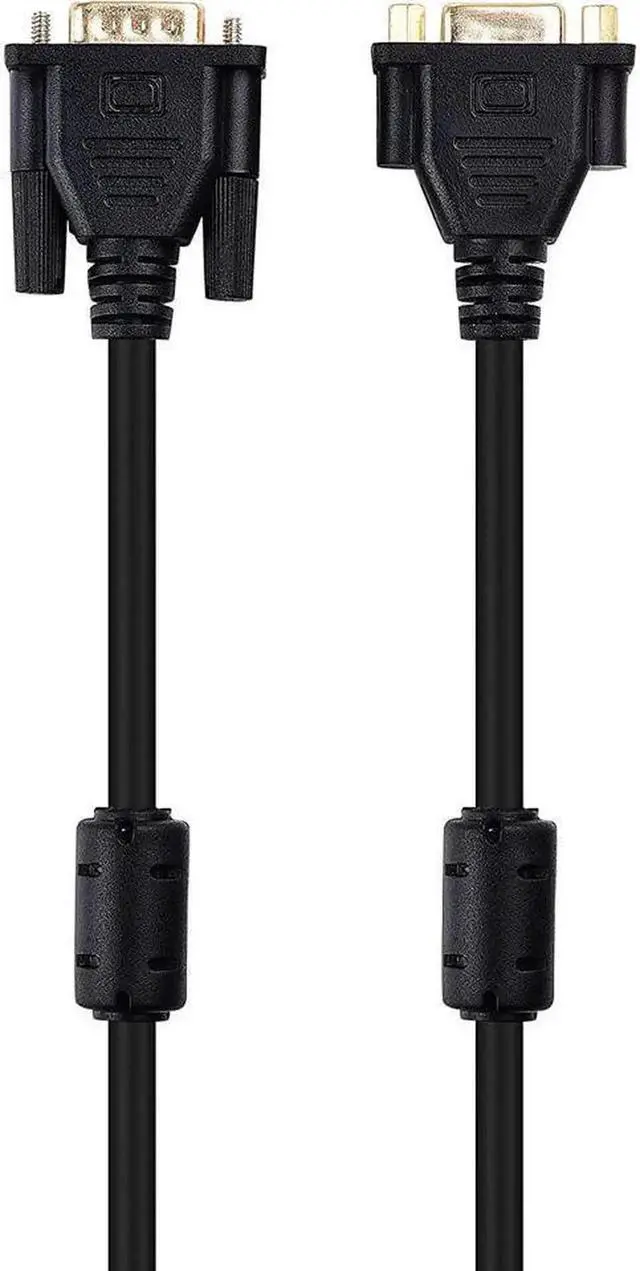 Alt view image 6 of 6 - 10 Feet VGA Extension Cable, Male to Female SVGA HD15 Monitor Video Extension Cord