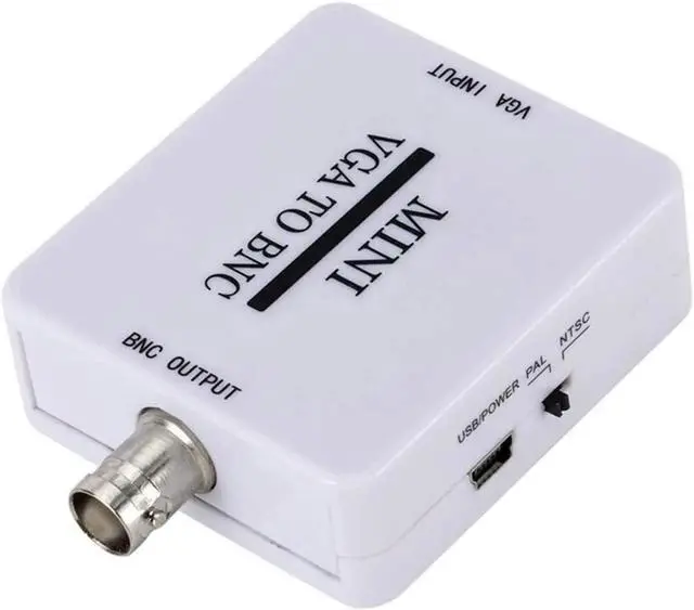 Alt view image 4 of 6 - COFIER VGA to BNC Converter, 1080P HD VGA to BNC Adapter Support NTSC PAL Output Surveillance Security Video Converter