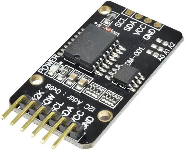 Alt view image 5 of 6 - 2PCS DS3231SN RTC Module, High Precision IIC Real Time Clock with AT24C32 Memory, Replacement for DS1307 Real Time Clock Breakout Board