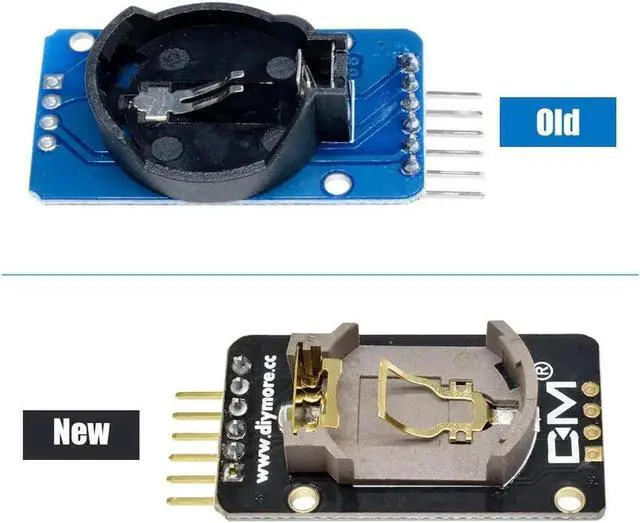 Alt view image 3 of 6 - 2PCS DS3231SN RTC Module, High Precision IIC Real Time Clock with AT24C32 Memory, Replacement for DS1307 Real Time Clock Breakout Board