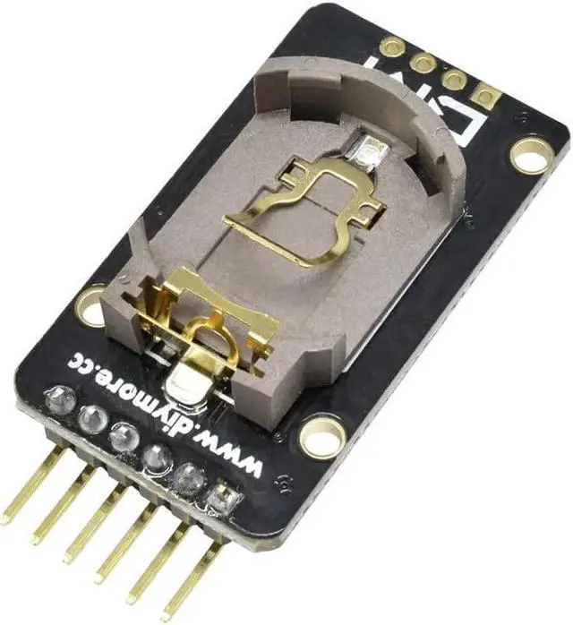 Alt view image 2 of 6 - 2PCS DS3231SN RTC Module, High Precision IIC Real Time Clock with AT24C32 Memory, Replacement for DS1307 Real Time Clock Breakout Board