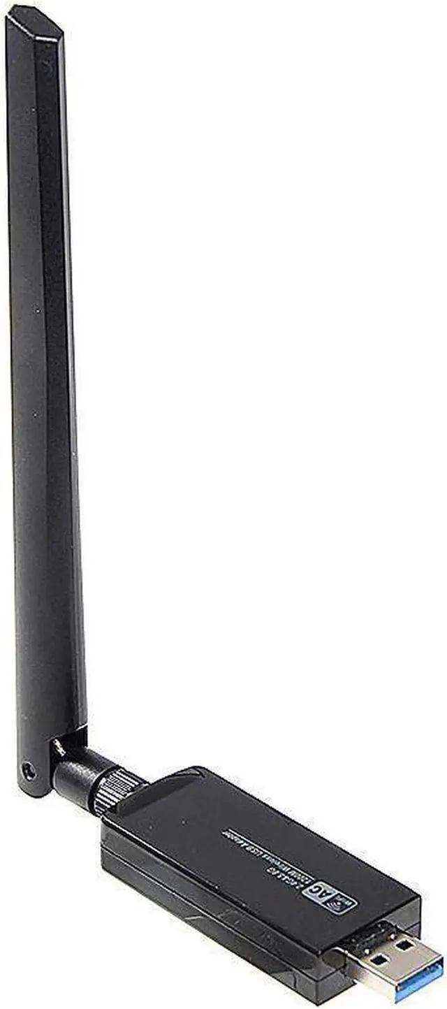 Alt view image 2 of 7 - RTL8812AU Chipset 1200Mbps Dual Band 2.4G/5GHz 802.11ac USB WiFi Adapter with High Gain Antenna