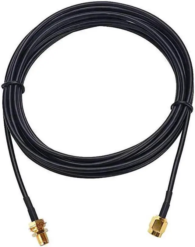 Alt view image 2 of 5 - 3M 10FT WiFi Antenna Extension Cable SMA Male to SMA Female Coaxial Connector for Router Network Card