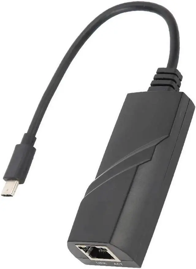 Alt view image 3 of 7 - USB 3.1 Type C Gigabit Ethernet Adapter 1000Mbps High Speed RJ45 LAN Network Card Plug and Play Compatible with Phone Tablet Notebook