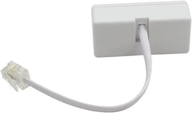 Alt view image 6 of 7 - 3PCS 2-Way RJ11 6P4C Telephone Splitter Adapter, Male to Dual Female Phone Plug Socket Converter for Landline Telephone
