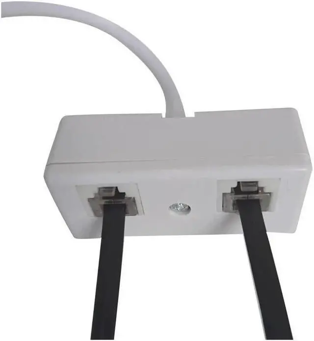 Alt view image 5 of 7 - 3PCS 2-Way RJ11 6P4C Telephone Splitter Adapter, Male to Dual Female Phone Plug Socket Converter for Landline Telephone