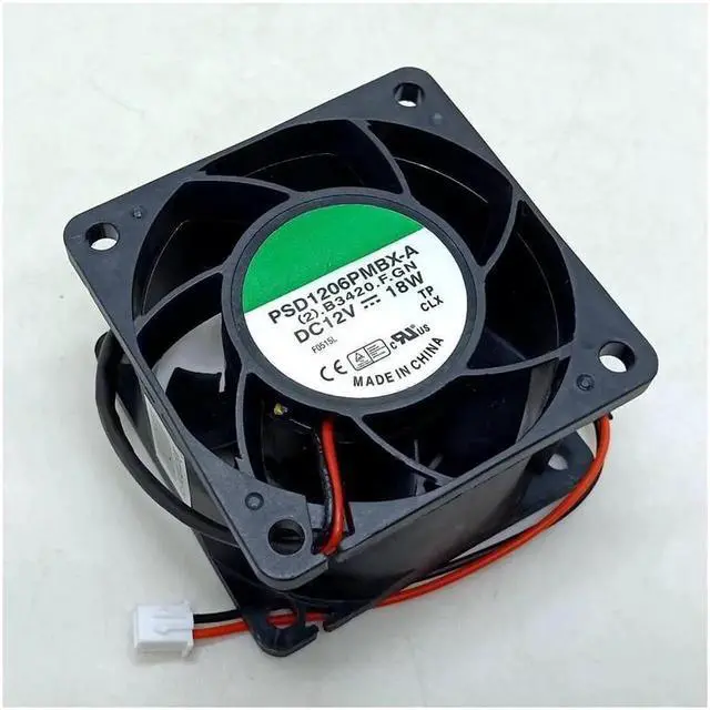 Alt view image 3 of 3 - 6038 6cm 12V Double Ball Bearing Cooling Fan, PSD1206PMBX-A Replacement Fan Compatible with Ant S7 S9 Shenma M3 Power Supply