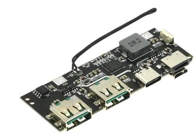 Main image of 22.5W Fast Charging Power Bank Motherboard, QC4.0 PD3.0 5 Port Dual USB Mobile Power Charging Module