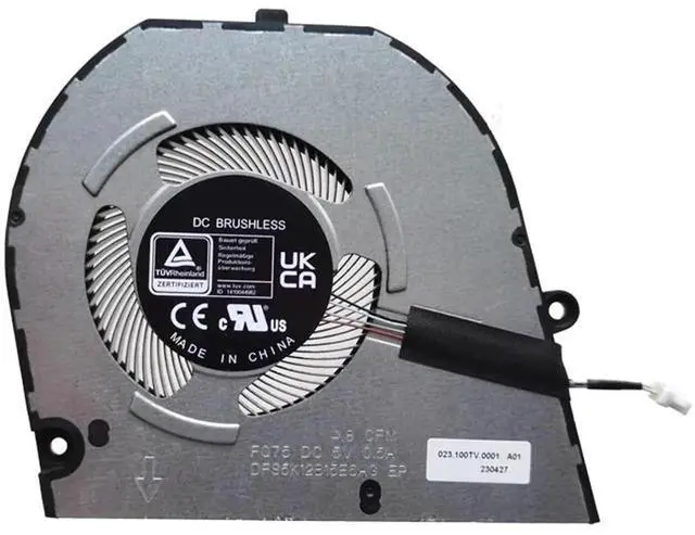 Main image of Laptop CPU Cooling Replacement Fan for Dell Inspiron 14 5430 14-5430 Series, 5V 4PIN 0JXC52 DFS5K12B15E6AG FQ75