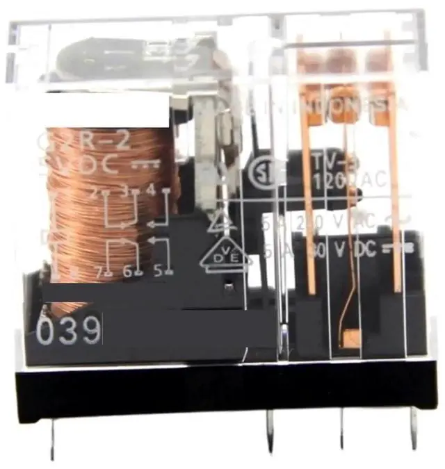 Main image of G2R-2 G2RK Power Relay 8PIN 5A 14F-2Z-A1-25mm DC5V 12V 24V AC110V 220V 230V Electromagnetic Relay