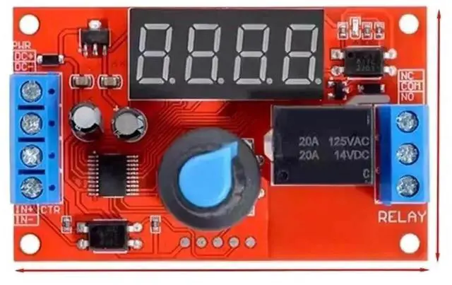 Main image of DC 5V 12V 24V 10A LED Digital Time Delay Relay Module Adjustable Timing Timer Trigger Switch Control Board