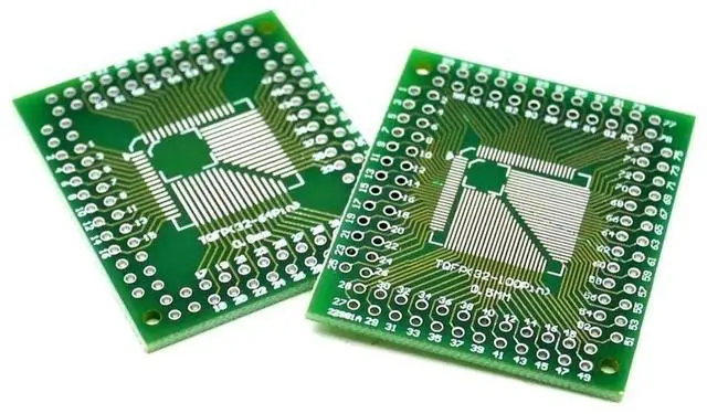 Main image of 5Pcs TQFP LQFP to DIP Adapter Board 32 44 64 80 100 Pin Pitch Converter Transfer Pinboard
