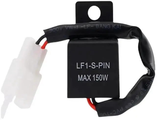 Main image of 12V 150W Adjustable LED Turn Signal Flasher Relay, Car Motorcycle Blinker Light Relay Compatible with R1 R6 FZ1 FZ6 FZ8