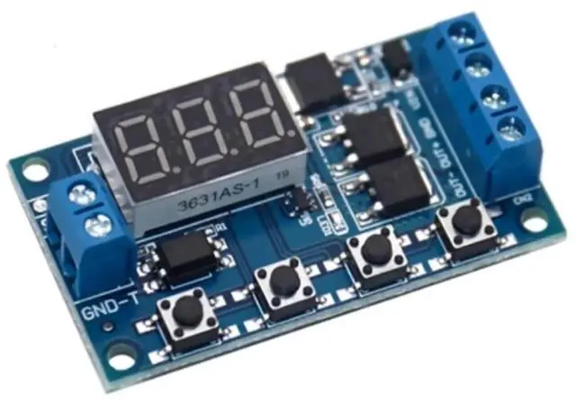 Main image of 12V 24V Digital Time Delay Relay, Trigger Cycle Timer Switch Control Circuit Board