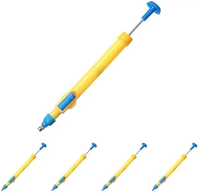 Main image of 5 Pcs Drinks Bottle Sprayer Set Universal Soda Bottle Top Handheld Pump Sprayer Adjustable Nozzle 11.6in Extension Rod for Garden Misting Plant Watering Cleaning