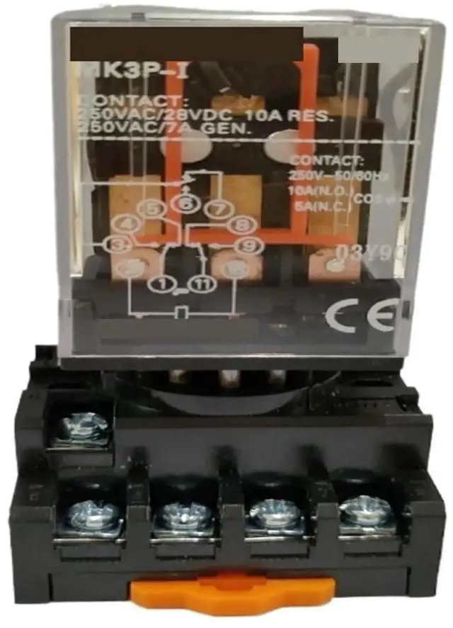 Main image of MK3P-I 11 Pin Miniature Intermediate Relay 10A 250VAC with PF113A Socket Base 110VAC Coil