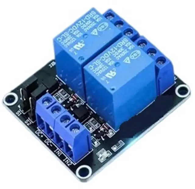 Main image of 2 Channel Relay Module 5V Optocoupler Isolation High Low Level Trigger 1NO+1NC 10A 250VAC