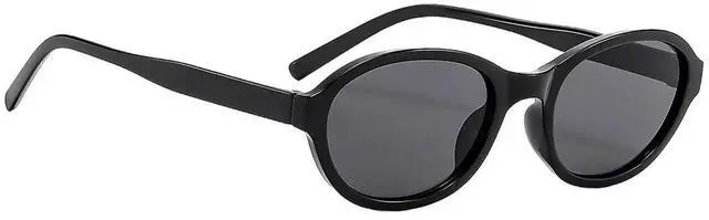 Main image of Women's Retro Oval Sunglasses 90S Chic Narrow Lightweight Sun Glasses UV Protection 5.70 X 1.49 In