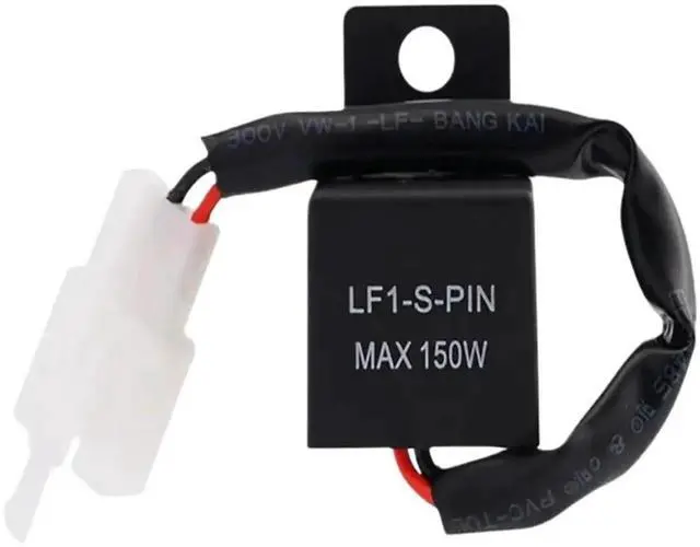 Main image of Adjustable LED Turn Signal Flasher Relay, Compatible with FZ1 FZ6 FZ8 MT07 D1J9 Motorcycle LED Blinker Relay
