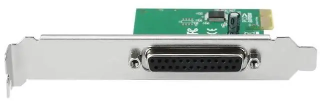 Alt view image 2 of 4 - PCIe to Parallel Port Card, PCI Express IEEE 1284 DB25 LPT1 Printer Controller Adapter Card