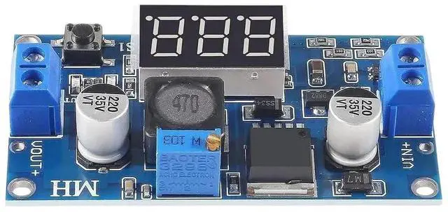 Main image of LM2596 DC-DC Adjustable Buck Converter with LED Voltmeter, 4.0~40V to 1.3~37V Step Down Voltage Regulator Power Supply Module