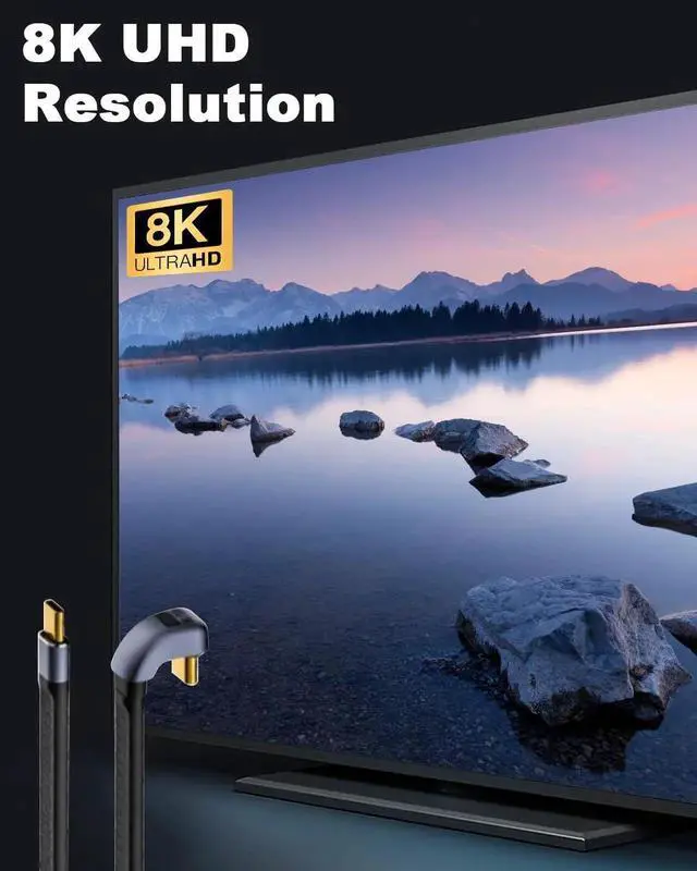 Alt view image 6 of 7 - 5 Inch U Shape 180 Degree Short USB C Cable, PD 3.1 240W 40Gbps 8K@60Hz Flat Type C Charging Data Cord Compatible with iPhone 15, External SSD, Docking Station, Thunderbolt 4