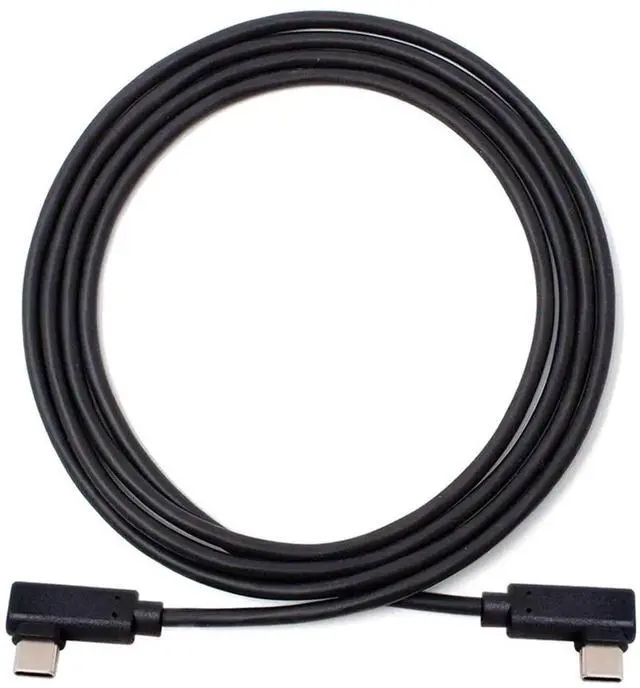 Alt view image 3 of 7 - 1M Dual 90 Degree Left & Right Angled USB-C to USB-C Cable, Gen2 10Gbps Data Transfer, 65W PD Fast Charging Type-C Angled Cord