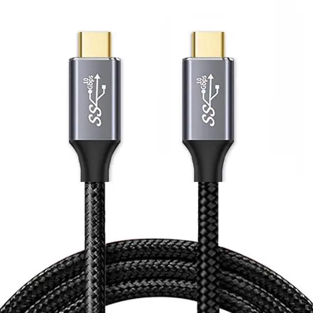 Main image of 10Gbps USB 3.1 Gen2 USB-C to USB-C Cable 1M, 100W Fast Charging Video Data Cord with E-Marker Chip for Laptop Tablet Phone