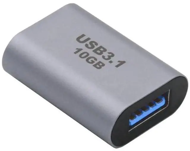Alt view image 3 of 7 - 10Gbps USB 3.1 Type C Female to USB 3.0 A Female Adapter, High Speed Data & Power Converter for Laptop Tablet Phone