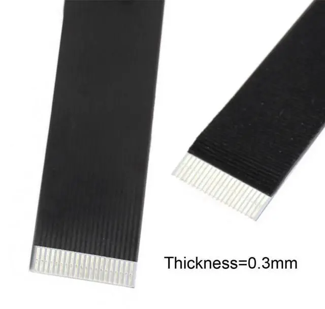 Alt view image 6 of 7 - 1.0M USB 2.0 Type-A Male to Micro USB 5Pin Male Flat Slim FPC Cable, Flexible FPC Data Charging Cord for FPV Drone External Disk Smartphone