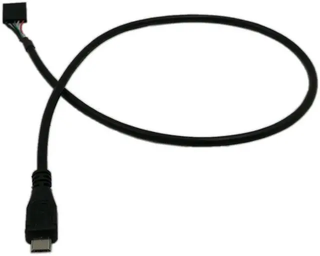 Alt view image 2 of 6 - 50CM Micro USB 5Pin Male to 1x 5Pin Female 0.1" USB Header PCB Motherboard Extension Cable