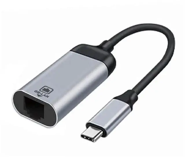 Main image of USB3.1 Type-C to Gigabit Ethernet Adapter, 1000Mbps USB-C LAN Network Cable Converter for Laptop